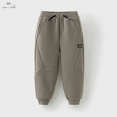 Boys Velvet Cargo Pants – Thick Jogger Style